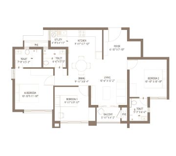 Sattva Bellandur floor plan1