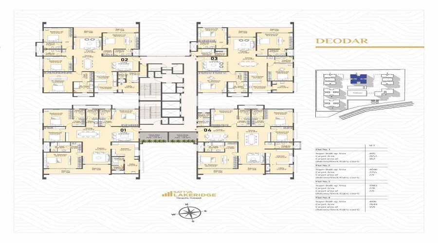 Sattva Forest Ridge floor plan1